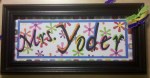 “Mrs. Yoder” Name&nbsp;Frame