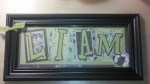 “Liam” Name Frame